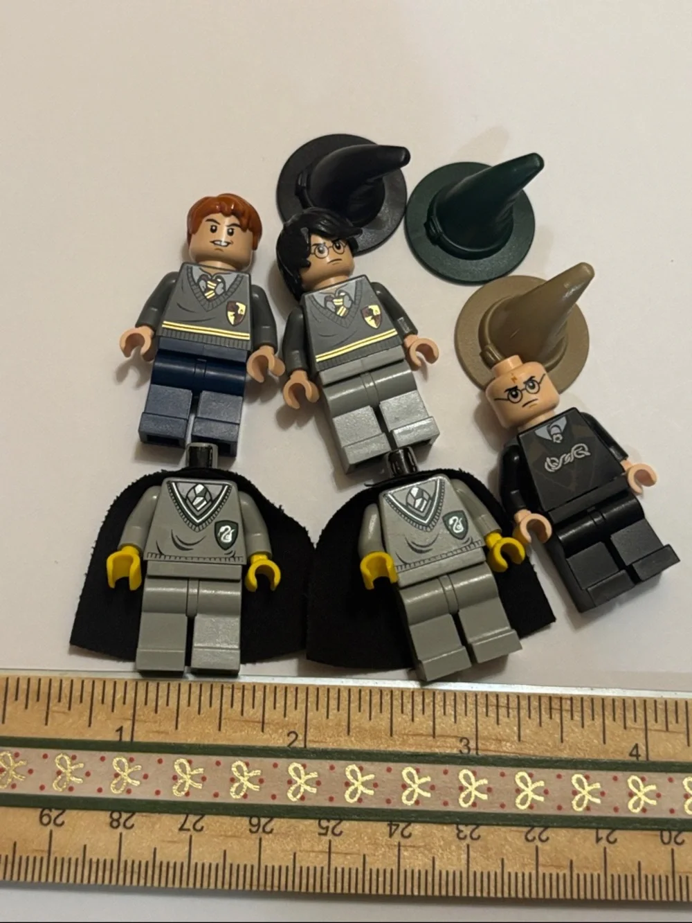 Lego Gryffindor & Slytherin Minifigure OG HP Lego Harry Potter Minifigures Hats
